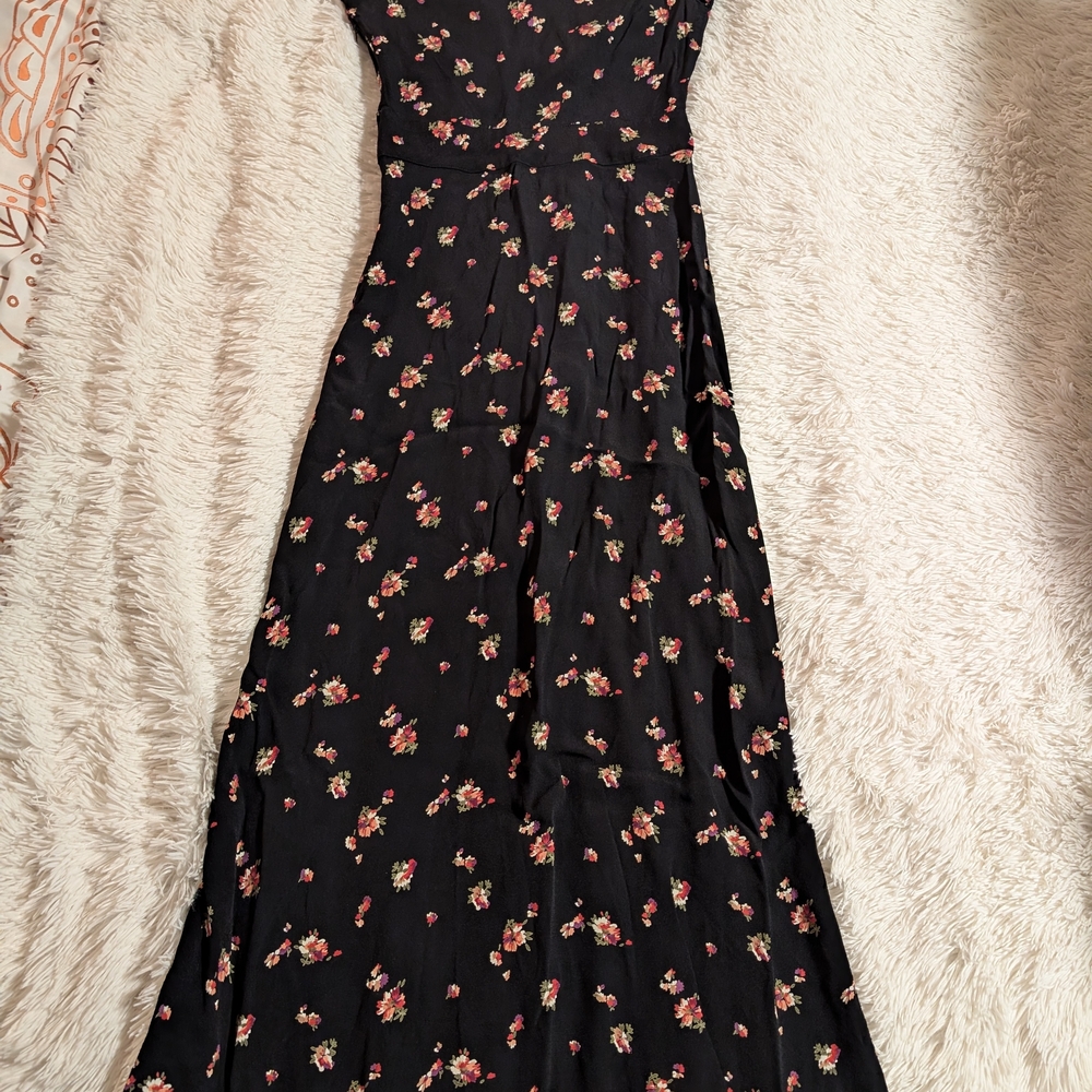 Flynn Skye Black Floral Maxi Dress